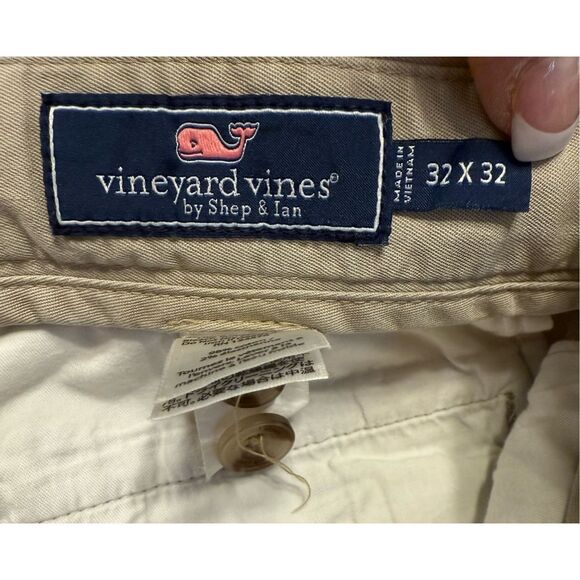 Vineyard Vines Khaki Breaker Pants 32X32 Preppy Classic College - Picture 7 of 9